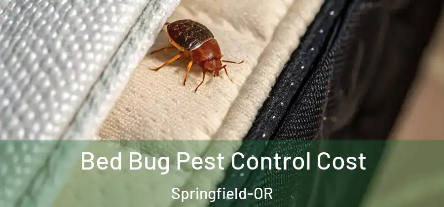 Bed Bug Pest Control Cost Springfield-OR