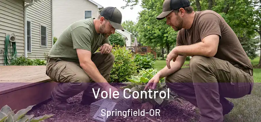 Vole Control Springfield-OR